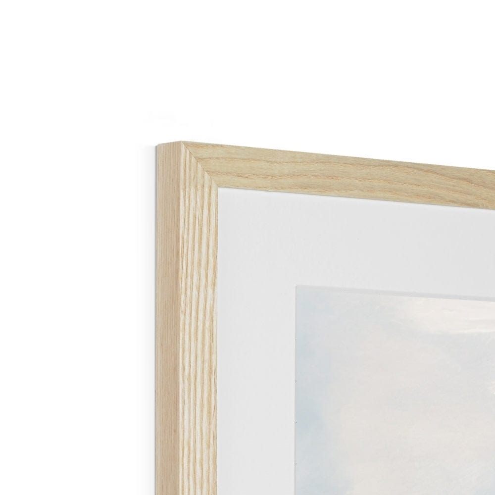 Seek & Ramble Framed Beach Seagulls On Blue Framed & Mounted Print