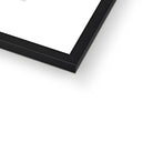 Seek & Ramble Framed Black and White Bali Coast  Framed Print