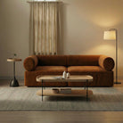 Seek & Ramble Coffee Tables Cleo 120cm Rectangle Coffee Table Natural Ash With Storage Shelf