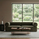 Seek & Ramble Coffee Tables Cleo 120cm Rectangle Coffee Table Walnut With Storage Shelf