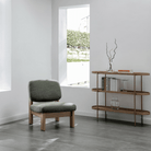 Seek & Ramble Shelving Cleo 3 Tier Shelf 120cm x 80cm Bookcase/Console Ash Black Frame