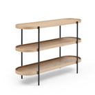 Seek & Ramble Shelving Cleo 3 Tier Shelf Bookcase/Console Ash