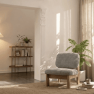 Seek & Ramble Shelving Cleo 3 Tier Shelf 90cm x 80cm Bookcase/Console Walnut Gold Frame