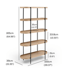 Seek & Ramble Shelving Cleo 4 Pce Bookcase & Table Room Set