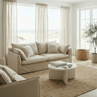 Seek & Ramble Coffee Tables Delos Round 80cm Coffee Table Faux Stone White