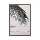 Seek & Ramble Canvas Bali Surfers Framed Canvas Print - Black & White Art 60x90cm