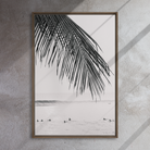 Seek & Ramble Canvas Bali Surfers Framed Canvas Print - Black & White Art 60x90cm