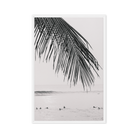Seek & Ramble Canvas White frame Bali Surfers Framed Canvas Print - Black & White Art 60x90cm