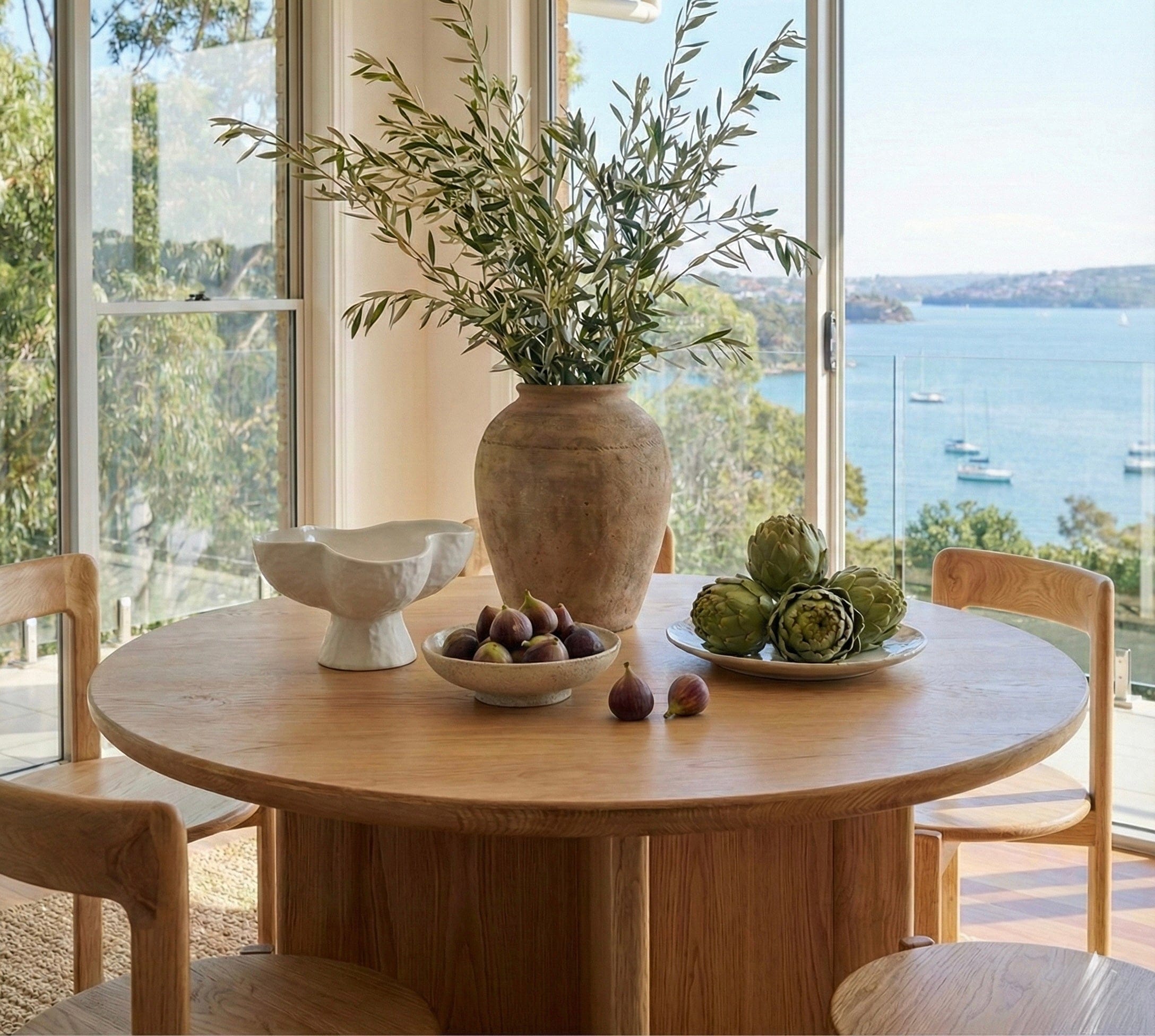 Seek & Ramble Dining Tables Kiama 1.2m Round Dining Table Natural Ash