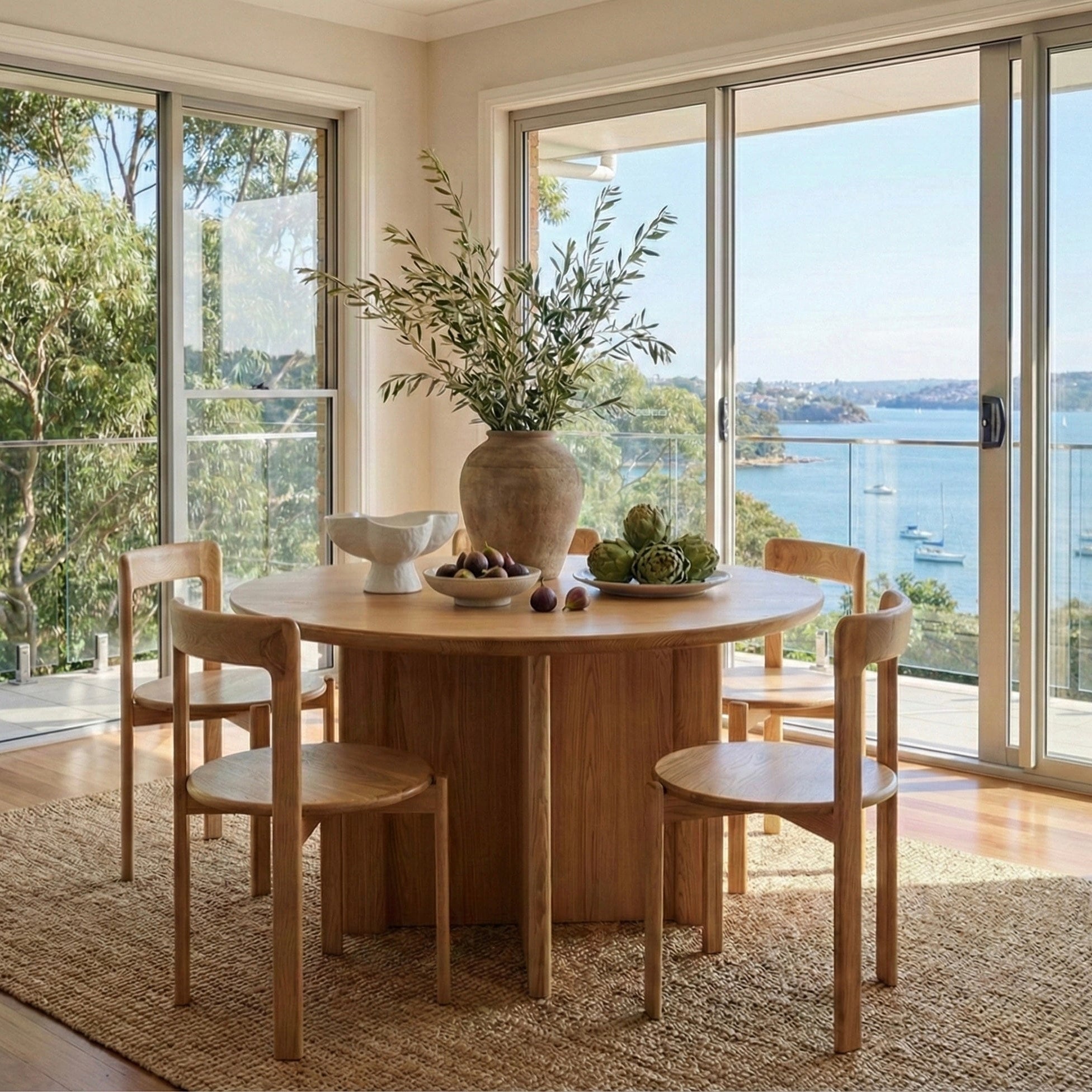 Seek & Ramble Dining Tables Kiama 1.2m Round Dining Table Natural Ash