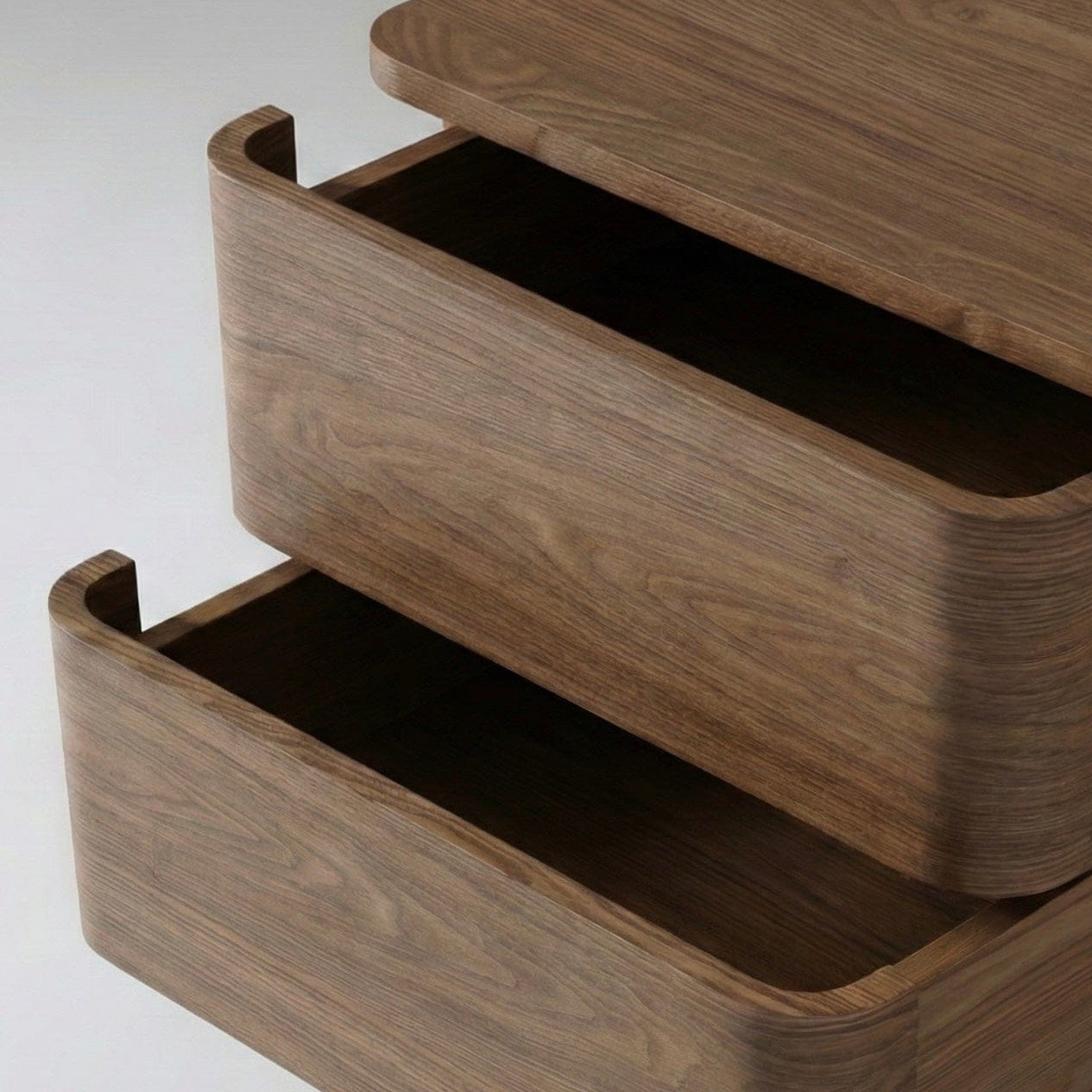 Seek & Ramble Bedsides Kiama 2 Drawer Bedside Walnut