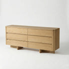 Seek & Ramble Kiama Natural Ash 6 Drawer Dresser