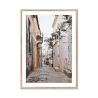 Seek & Ramble Framed Print A1 Portrait / Natural Frame La Maddalena Street Italy Framed Print