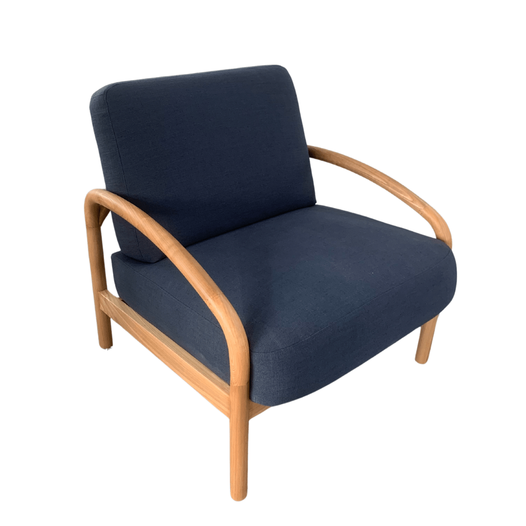 Seek & Ramble Accent Chair Costa Navy Luna Occasional Chair