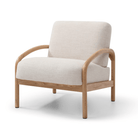Seek & Ramble Accent Chair Costa Natural Luna Occasional Upholstered Armchair