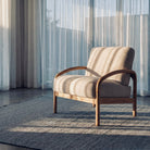 Seek & Ramble Accent Chair Luna Upholstered Armchair Natural by Francesco Feliziani