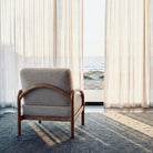 Seek & Ramble Accent Chair Luna Upholstered Armchair Natural by Francesco Feliziani