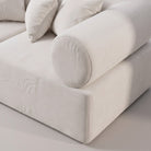 Seek & Ramble Masso 2-Seat Sofa in Ivory velvet