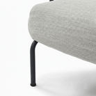 Seek & Ramble Accent Chair Mattia Upholstered Armchair Natural Pepper by Francesco Feliziani