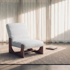 Seek & Ramble Accent Chair Oscar Lounge Chair Boucle Natural & Oak