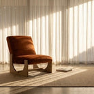 Seek & Ramble Accent Chair Oscar Lounge Chair Brunswick Rust & Oak