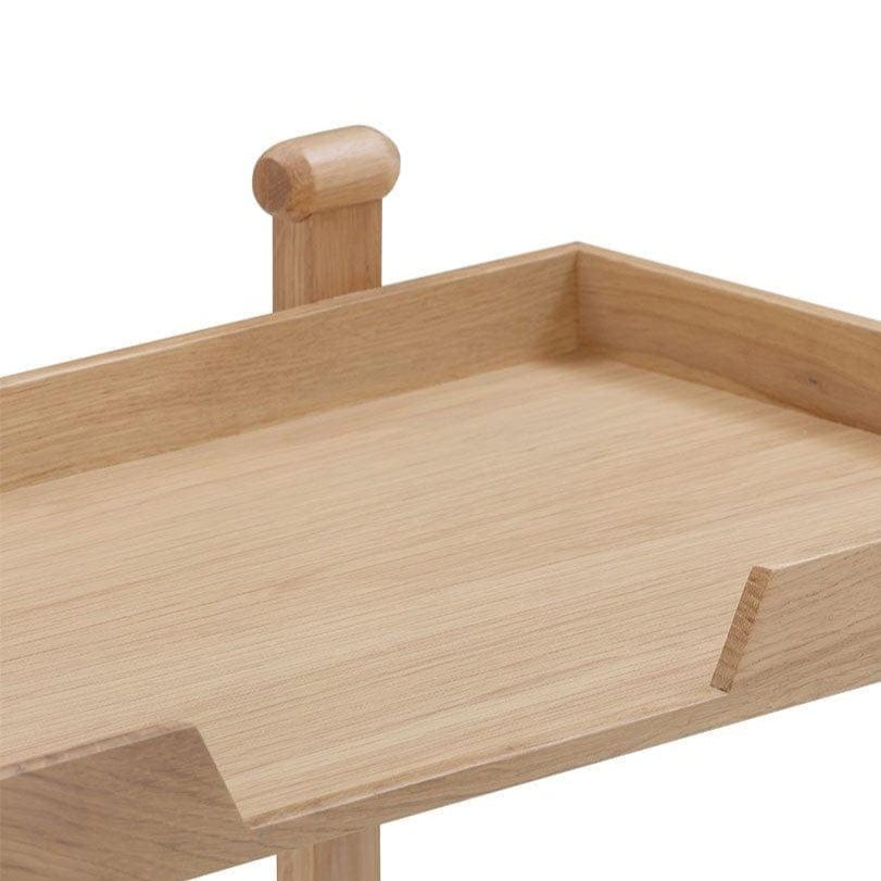 Seek & Ramble Bar Trolley Oscar Natural Oak Trolley