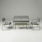 Seek & Ramble Armchair Parco Outdoor 4 pce Lounge Set Olive