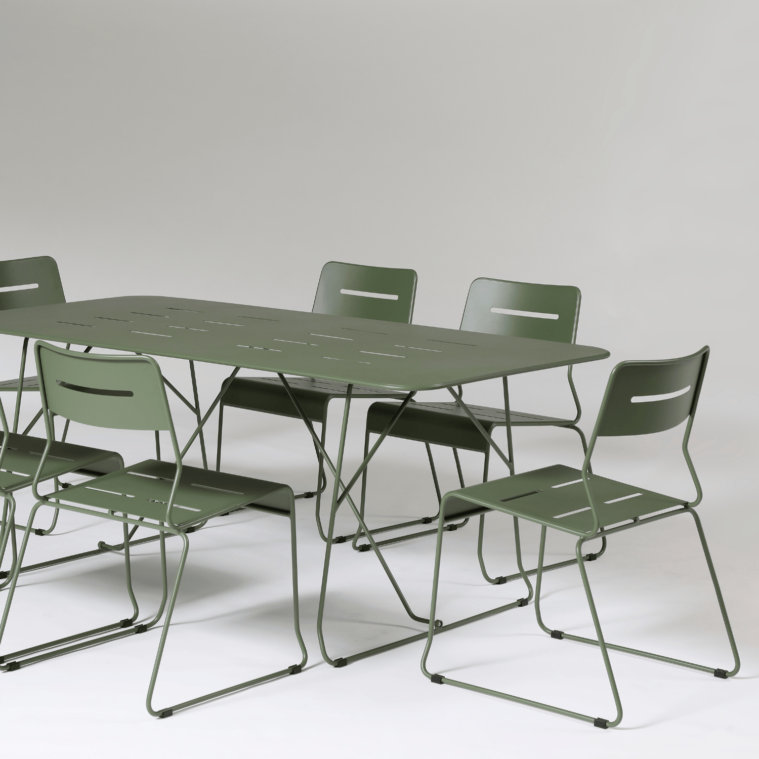 Seek & Ramble Dining Chair Parco Outdoor Dining Chair Olive