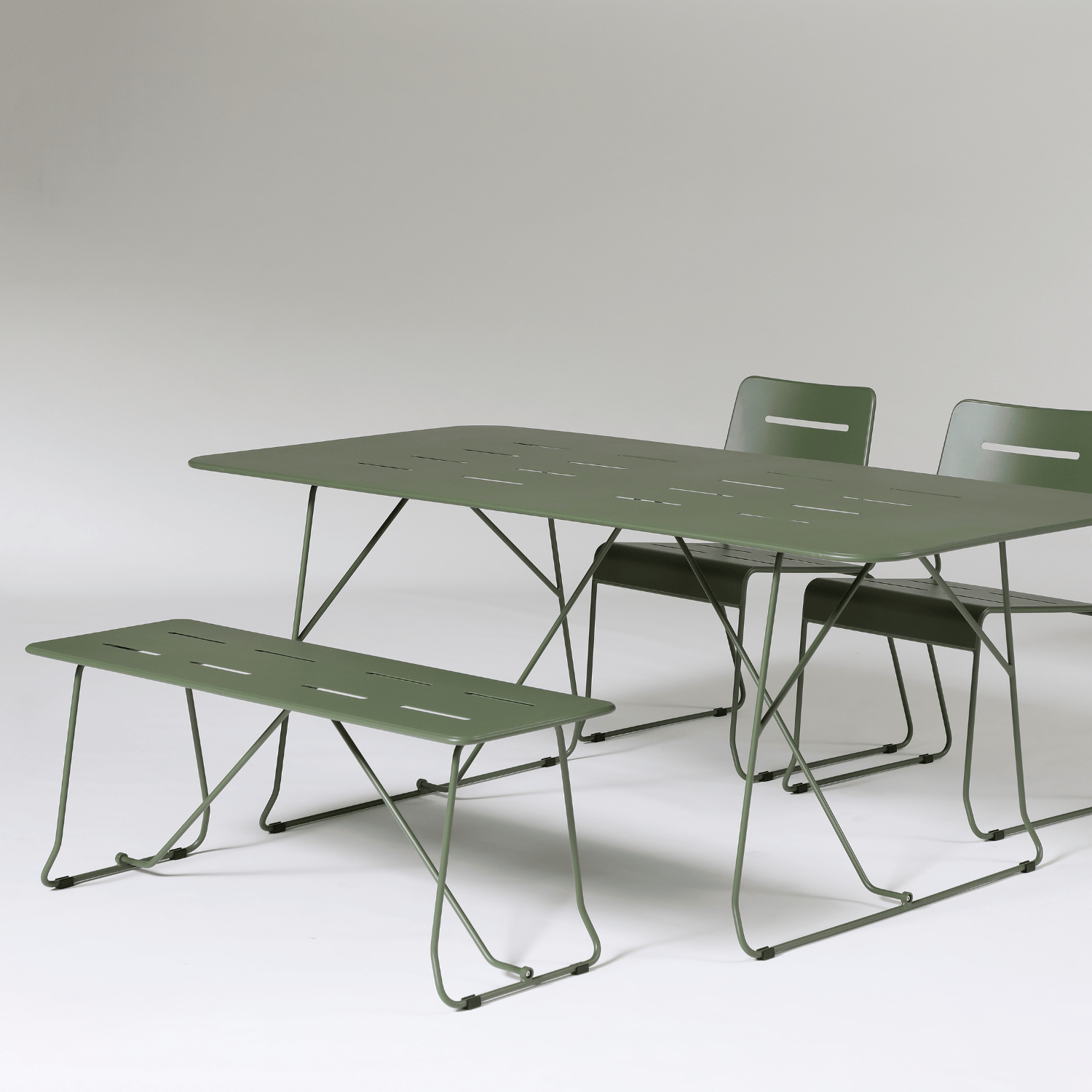 Seek & Ramble Dining Chair Parco Outdoor Dining Chair Olive