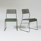 Seek & Ramble Dining Chair Set of 2 / With Cushions Parco Outdoor Dining Chair Olive