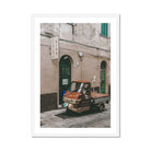 Seek & Ramble Framed Print A1 Portrait / White Frame Piccolo Auto Italy Framed Print