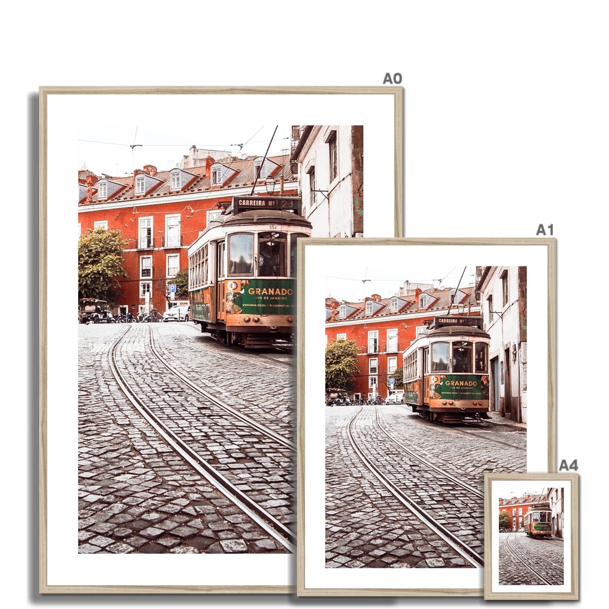 Seek & Ramble Framed Print Portugal Lisbon Alfama Tram Framed Print