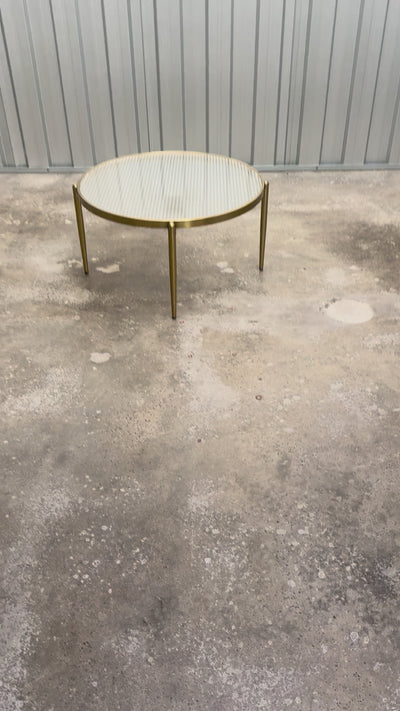 Gatsby 70cm coffee table, gold