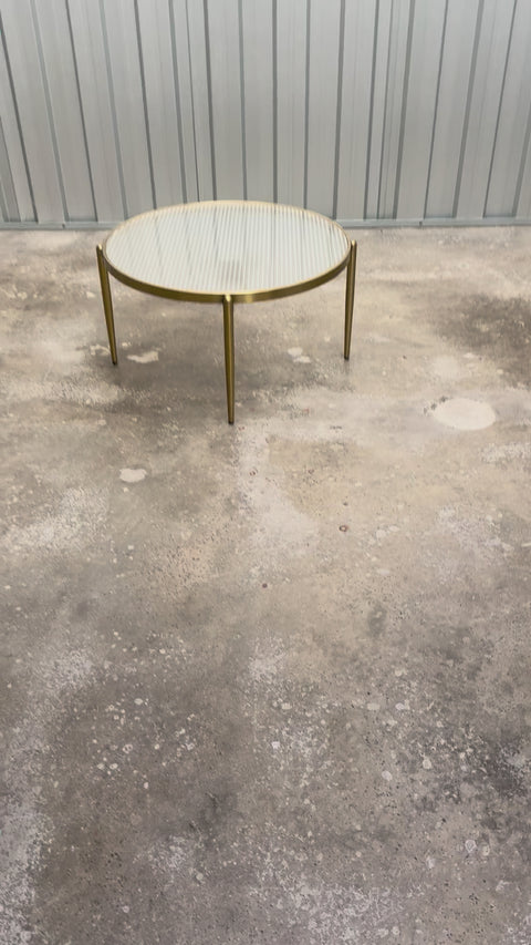 Gatsby 70cm coffee table, gold