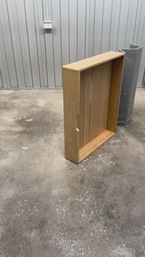 Kiama under bed storage, natural ash