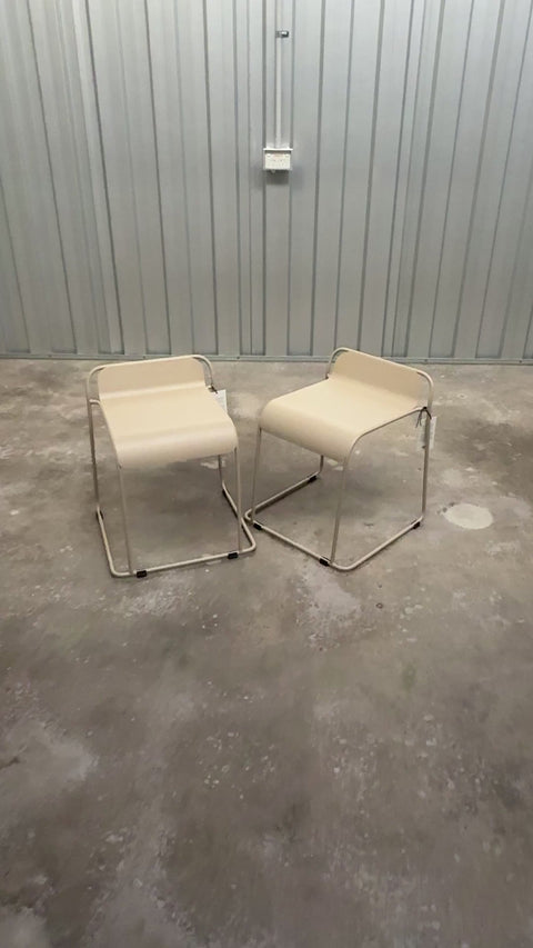 Parco outdoor stools, sand