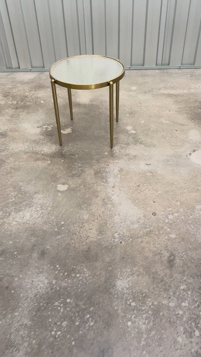 Gatsby 48cm side table, gold