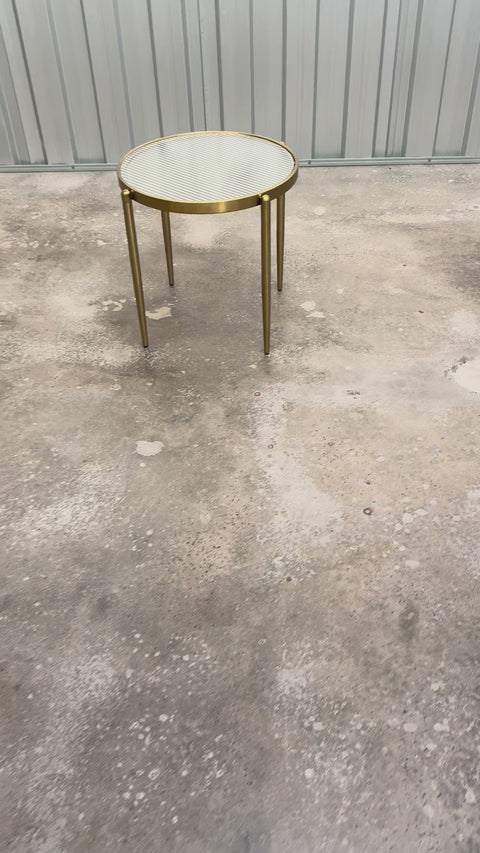 Gatsby 48cm side table, gold