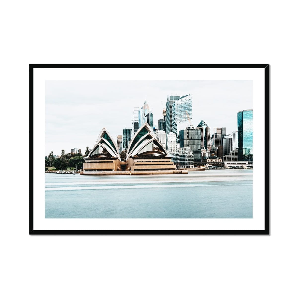 Seek & Ramble Framed 40"x28" / Black Frame Sydney Colours Framed & Mounted Print
