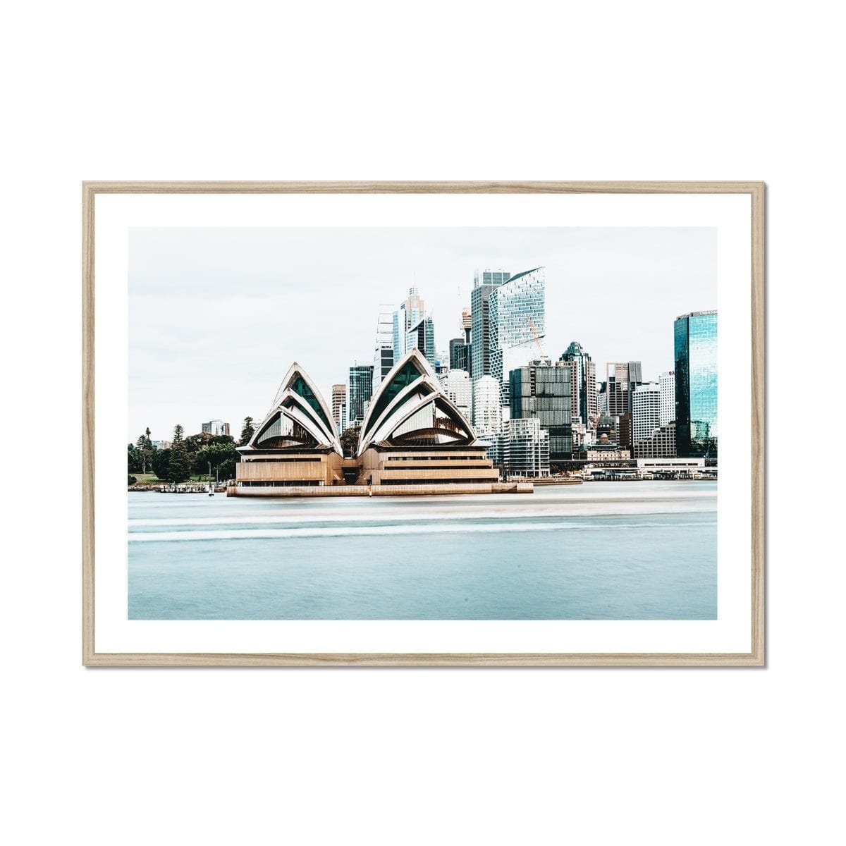 Seek & Ramble Framed 40"x28" / Natural Frame Sydney Colours Framed & Mounted Print