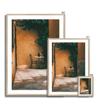 Seek & Ramble Framed Print Table For Two Italy Framed Print