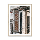 Seek & Ramble Framed A1 Portrait / Natural Frame Take Away Foods  Framed Print