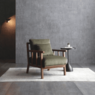 Seek & Ramble Accent Chair Terrence Occasional Upholstered Armchair Olive