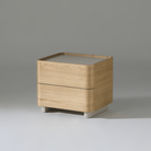Seek & Ramble Bedsides Xara 2 Drawer Bedside Natural Ash & Warm Grey