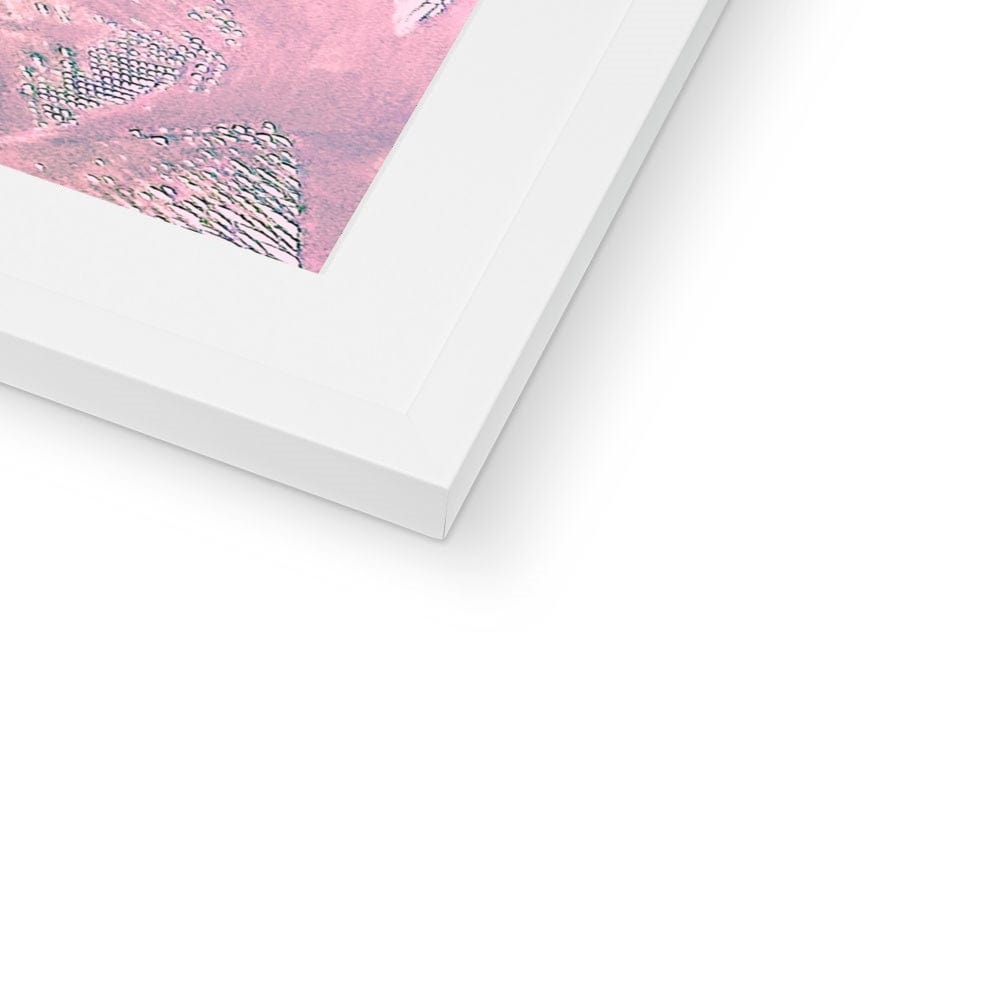 Seek & Ramble Framed Pink Palm Trees Framed & Mounted Print