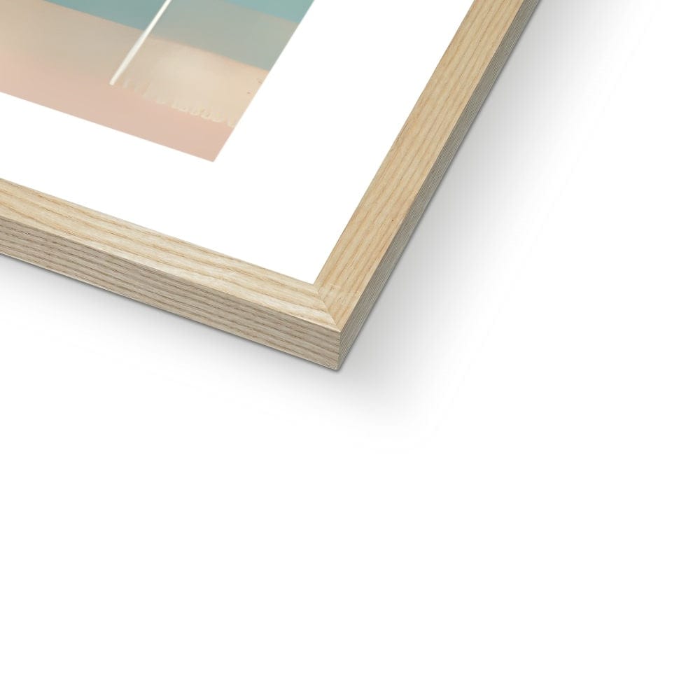 Seek & Ramble Framed Abstract Blues #2 Framed Print