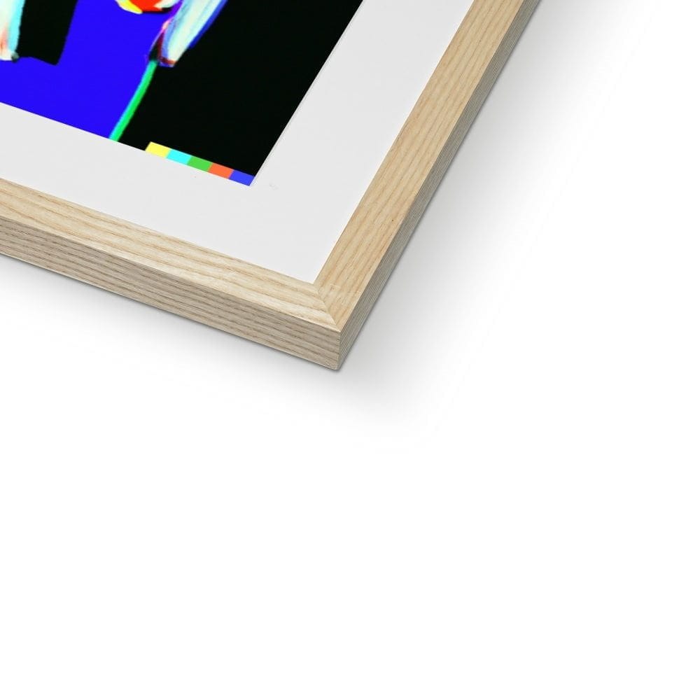 SeekandRamble Framed Ai Picasso Neon Framed & Mounted Print