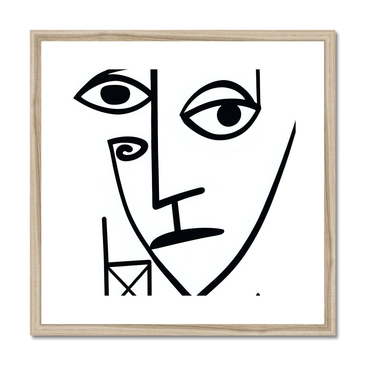 Pablo Picasso Print Set of 4 • Variant of Faces • Mid Century Modern Art Print • Pablo Picasso Art • Modern Wall top Art • Picasso Poster •