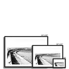 Adam Davies Framed Black & White Ocean Framed Pool & Mounted Print