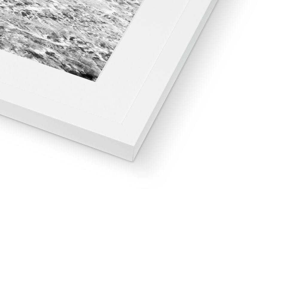 SeekandRamble Framed Black & White Ocean Pool  Framed & Mounted Print